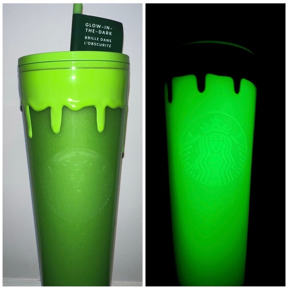 Starbucks glow in the dark slime cup